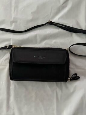 Black Crossbody Wallet Bag